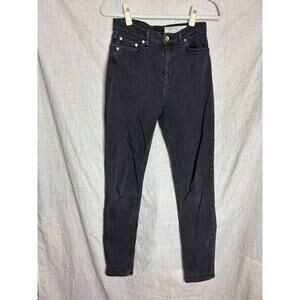 Rag & Bone New York Ankle Black Wythe Skinny Jeans Sz. 25